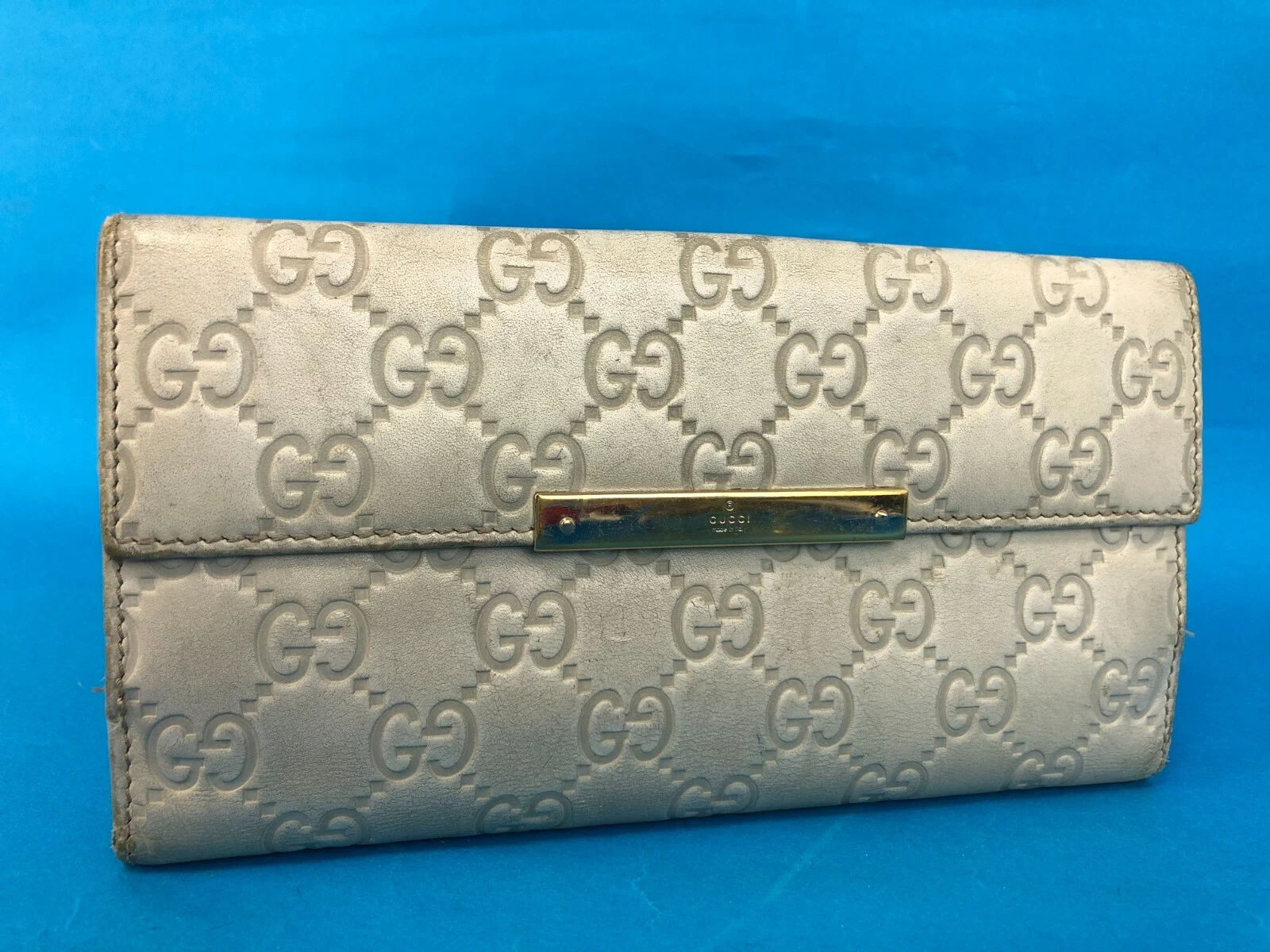 Sac à main portefeuille long pliant GUCCI Guccisima GG accessoires pour femmes Italie