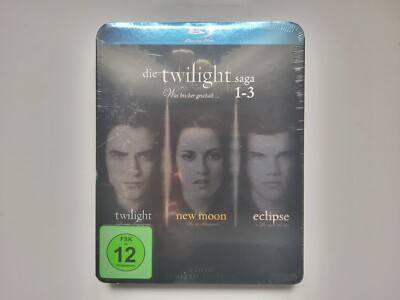 The Twilight Saga 1 - 3 -- 3-Disc Limited Edition --- 3 BluRay s --- NEU --- OVP