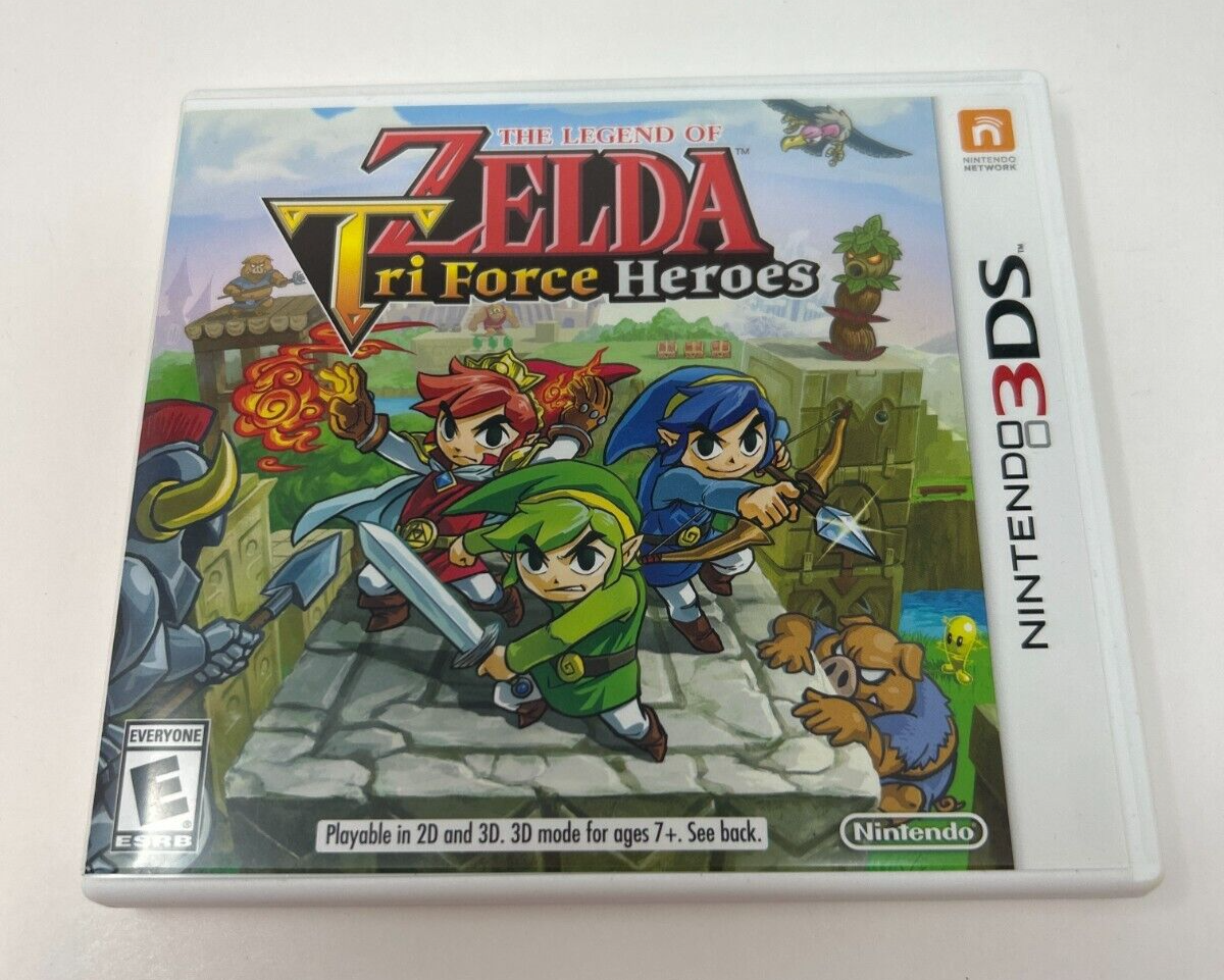 Case and Manual Only NO GAME Legend of Zelda Triforce Heroes