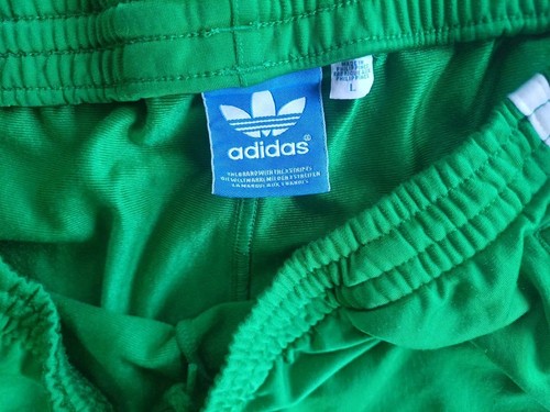 Adidas Originals mens Green Firebird Tracksuit Track Pants Trousers Rare size L - Picture 5 of 13