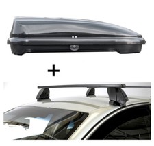 Dachbox VDPFL320L+Dachträger K1M für für VW Up! 3Türer 12-16