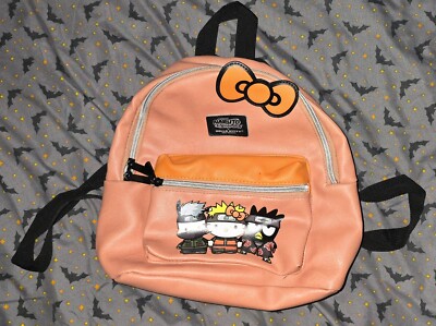 Sanrio Black and Orange Hello Kitty Backpack NYCC Limited Edition Sanrio Hello Kitty Skeleton Costume  main image 3