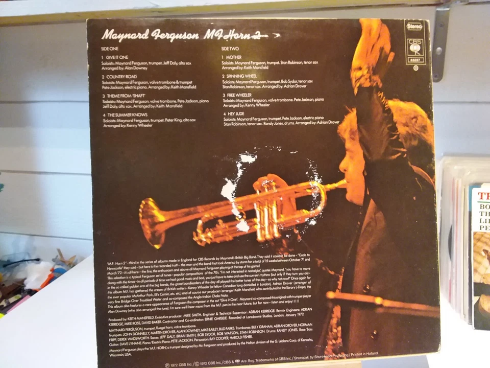 LP/ 33T JAZZ FUNK MAYNARD FERGUSON " SHAFT" - Photo 2/3