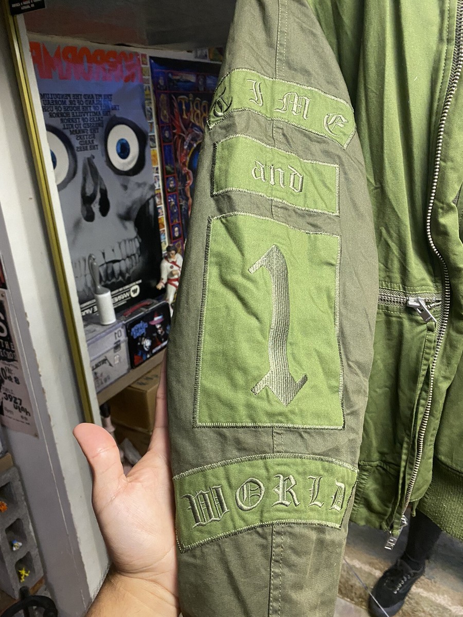 Stampd “Time and 1 World” Sage Green Bomber Jacket | eBay