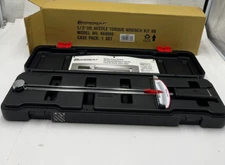 Powerbuilt 1/2 Inch Drive Needle Type Torque Wrench 944050 Alloy Steel Black