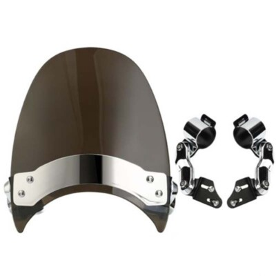 #ad Smoke Motorcycle Windscreen Windshield For Harley Dyna Super Low Glide Road King $56.99