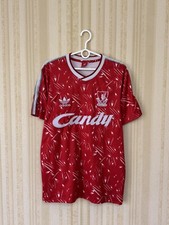 Liverpool Home Football Shirt Jersey 1989 1990 Replica Reissue Sz L