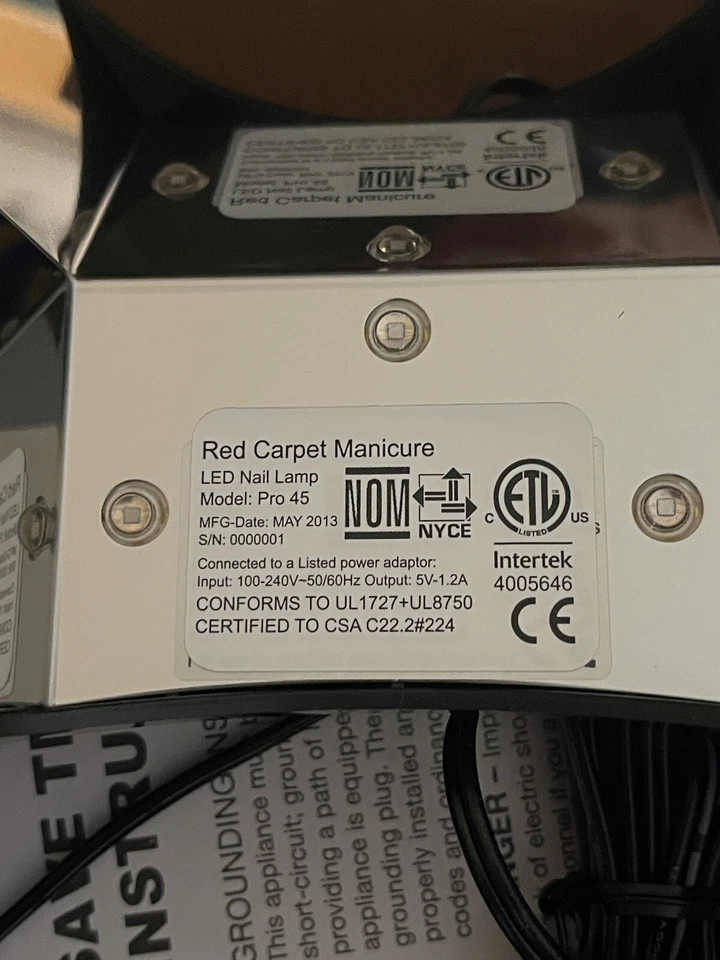 红地毯美甲 20302 LED 凝胶指甲油固化灯,全新 — 第 4/4 张图片