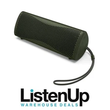 KEF Muo Hi-Fi Portable Bluetooth Speaker w/ Up to 24 Hours Playtime - Moss Green