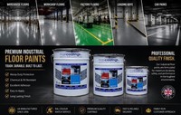 Floor paint garage factory warehouse concrete quick despatch hardset polyurethan