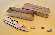 WIKING Schiff Fährschiff FYN Fähre mit 3x Zubehör Metall-Modell in Ovp