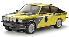 1:10 / Tamiya 47499, MB-01 RC kit di montaggio Opel Kadett GT/E Ralley, vernice. Carrozzeria