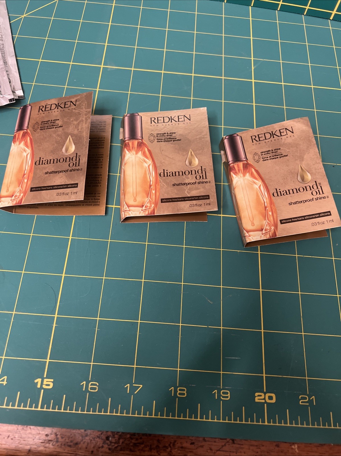 Redken Diamond Oil Single Use Hair Treatment & More Lot of 5 Travel Size New