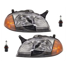 Headlight Kit For 1998-2001 Chevrolet Metro Left And Right Side Halogen Assembly