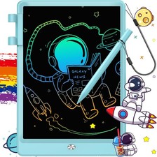 Delightful Dolphin Blue Writing Tablet - 10 Inch 'No Mess' Doodle Pad for Kids