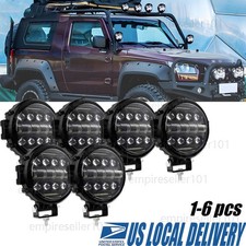 7 Round Led Work Light Bar Spot Offroad Truck Suv Atv Driving Bumper Fog Pods 7 Round Led Work Light Bar Spot Offroad Truck Suv Atv Driving Bumper Fog Pods