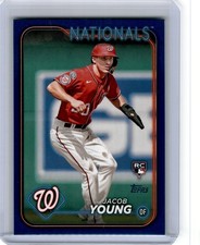 2024 Topps Series 2 - Jacob Young #397 Royal Blue (RC) Nationals