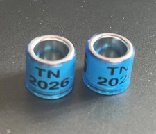 Tunesien 26 Brieftauben Ringe Pigeonrings Taubenringe
