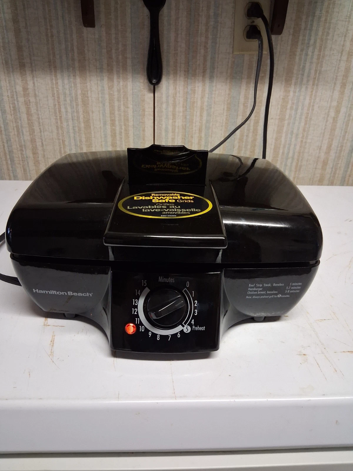 Hamilton Beach Electric Grill 25285BH Works
Opens in a new window or tab