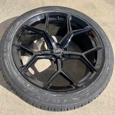 22'' RS6 Style Wheel Fits Audi A6 S6 RS7 Q7 Q8 RSQ8 E-TRON Lexani 285/40R22 Tire