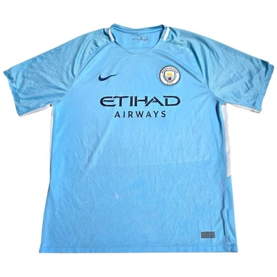 Maillot de football Nike Manchester City Home 2017/18 pour homme 2XL - Photo 1/4