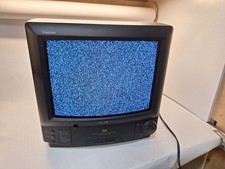Sony KV-13VM20 Trinitron Color Video TV /VHS Combo w/ Remote Working Great