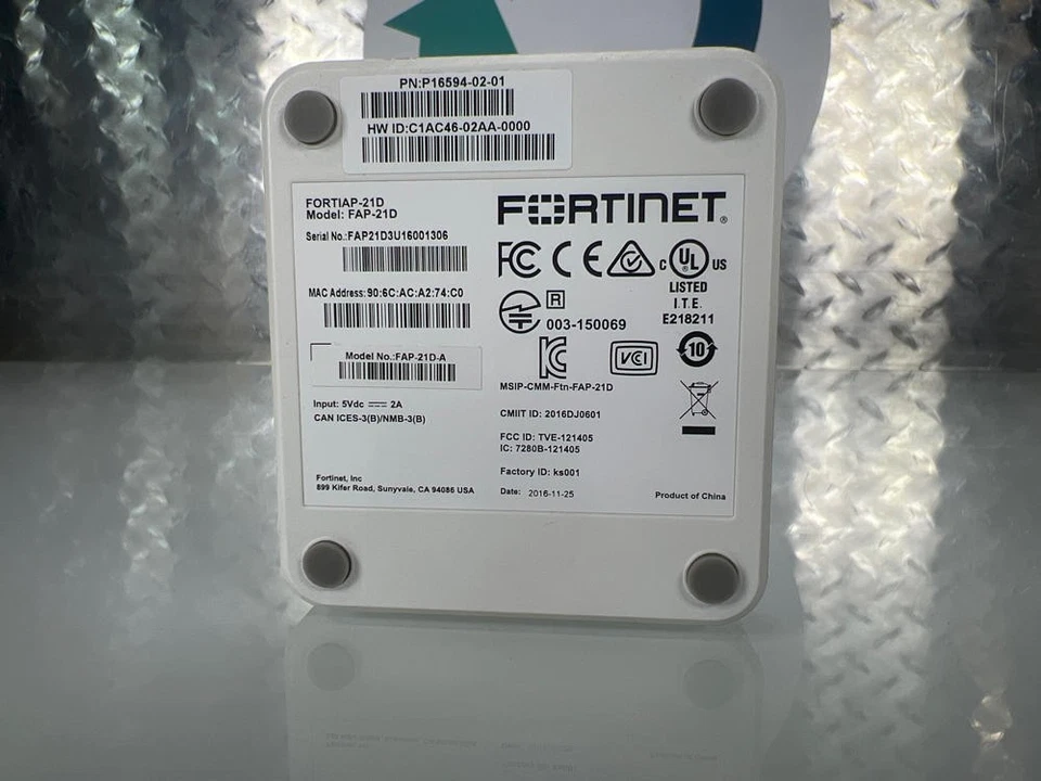 FORTINET FAP-21D-A Thin Wireless LAN Access Points - Image 3 of 4