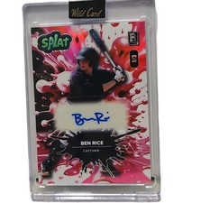 2024 Wild Card Splat Ben Rice Auto 1/3 MLB Baseball