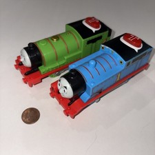 Thomas  Friends Trackmaster Talking Thomas and Percy Train Set Tested Working