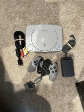 Sony Playstation PS One Video Game Console - White