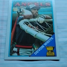 Topps 1988 Devon White #192 California Angels MLB Baseball Card All-Star Rookie. rookie card picture