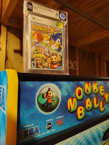 Pop 1 Wata Super Monkey Ball Sonic 2 Pack Sealed Sega Nintendo 9.6 A+