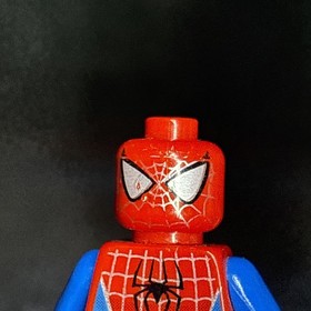 Lego Spiderman Minifigure spd001 4852 4851 Silver Webbing CMF Lot Rare Retired 