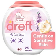Dreft Original Lightly Scented HE Laundry Detergent Pods 45 Pacs