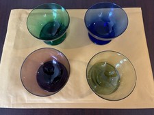 Set of Four Kristalunie Maastricht Coupe Dessert Bowls