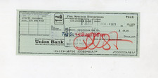 PHIL SPECTOR Signed '71 Autograph Company Check =BEATLES ROLLING STONES LENNON=