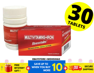 Stresstabs Relieve Stress Deep Sleep Vitamin Iron High Potency Women Health