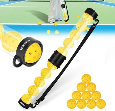 Pickleball Ball Retriever with 5/10 Balls,Quick Pickup & Storage Pickleball Tube