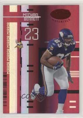 2005 Leaf Certified Materials Mirror Red 22/100 Michael Bennett #67 0c37
