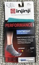 Injinji Unisex Teal Performance Series Lightweight Toesock No Show Running Thin