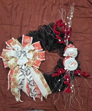 Snowman Wreath