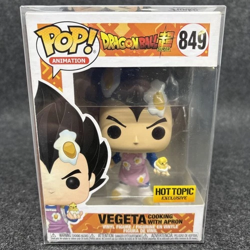 Funko Pop! Dragon Ball Vegeta Cooking with Apron Exclusive #849 W/ Protector