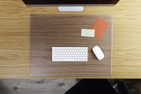 Durable Duraglas® Desk Mat Transparent 65 X 50 Cm Pack Of 1 Anti-Glare And-image