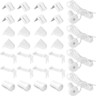 4 Set Klemmfix Halterung, 17MM Ersatzteile für Fenster, Klemmträger für Doppelro