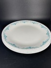 Set 4 Corelle Dinner Plates White With Blue break, and chip resistant made in US — photo 1
