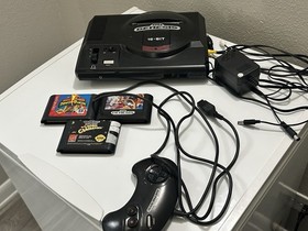 SEGA Genesis Console Bundle Controller Power Adapter 3 Games: Power Rangers+