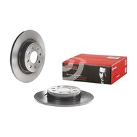 2X Brembo Bremsscheiben 264Mm Voll Hinten Passend FÜR Abarth Grande Punto Fiat