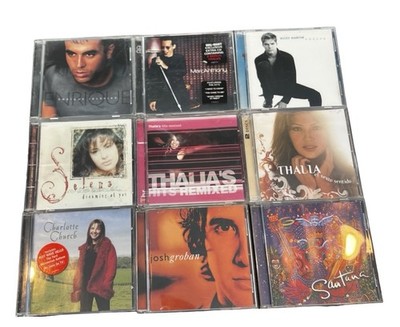 Latin Pop CD Lot Selena Ricky Martin Enrique Marc Anthony Santana Thalia 9