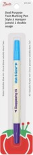 Versatile Blue and Purple Marking Pen for Crafting - Disappearing Ink Included