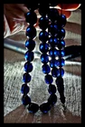Vintage  94,3 Grs Translucent  Amber Bakelite  Islam Prayer Beads 33+1 Rosary